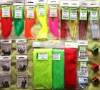 BASS, PIKE MUSKY, BIG PERCH FLY TYING KIT materials hooks flash eyes and thread