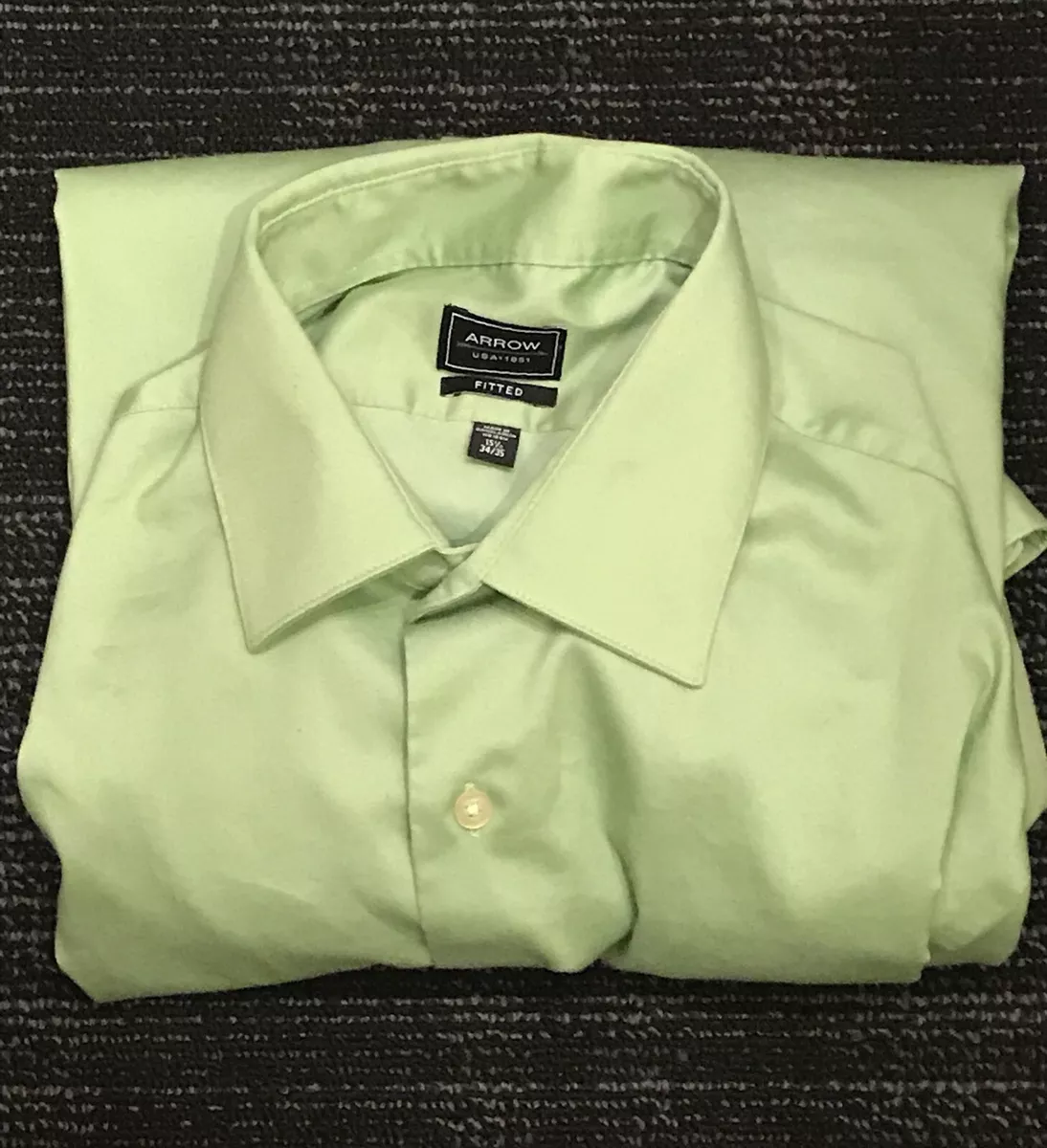 Lime green top mens dress shirt