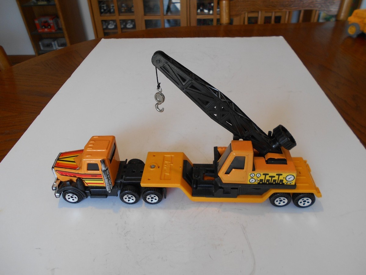 ミニカー Buddy L Vintage 1980 Buddy L Corp 1:35 Peterbilt Semi Truck w/Crane