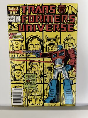 Transformers Universe #2 NM (Marvel,1987) Optimus Prime, Omega Supreme & Prowl!