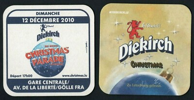 BEER MAT Square Brewery DIEKIRCH / LUXEMBOURG Christmas Parade 2010