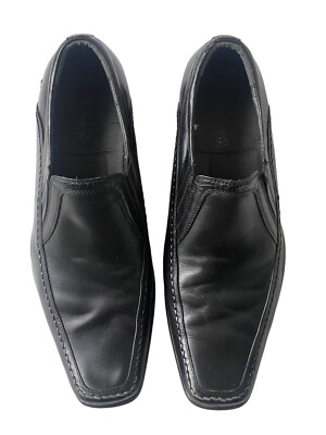 Kenneth Cole Loafer Mens 9 W Reaction Key Note Wide Black  display picture 2
