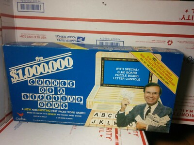 Vintage 1986 Cardinal $1,000,000 Chance of a Lifetime Board