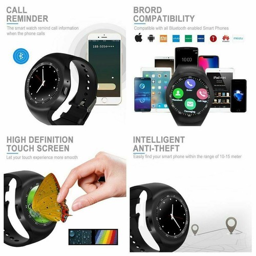 Smart Watch For Men Women Waterproof Smartwatch Sports Fitness Tracker - Picture 3 of 11