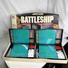 COMPLETE Vintage Battleship Board Game 1990 Battle Ship Boardgame Milton Bradley