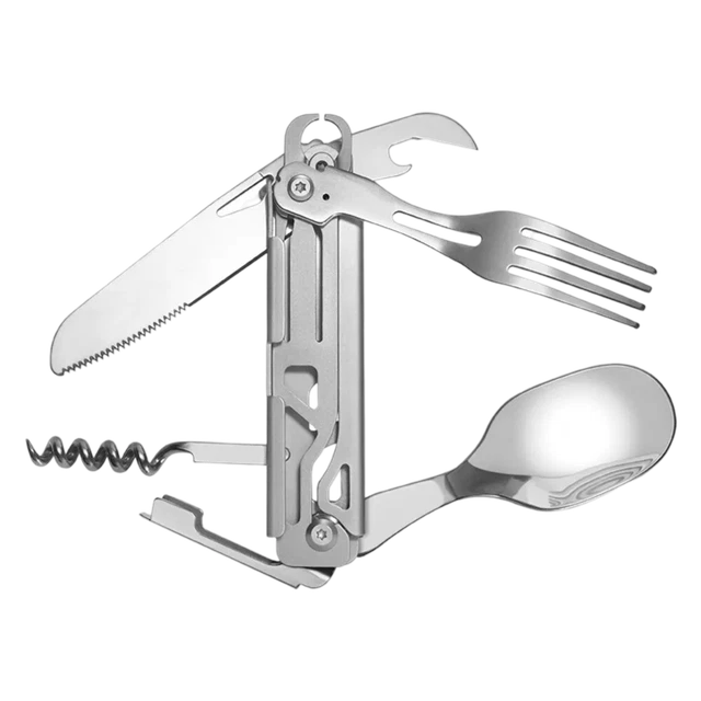 Vajilla de acero inoxidable Camping Vajilla Juegos