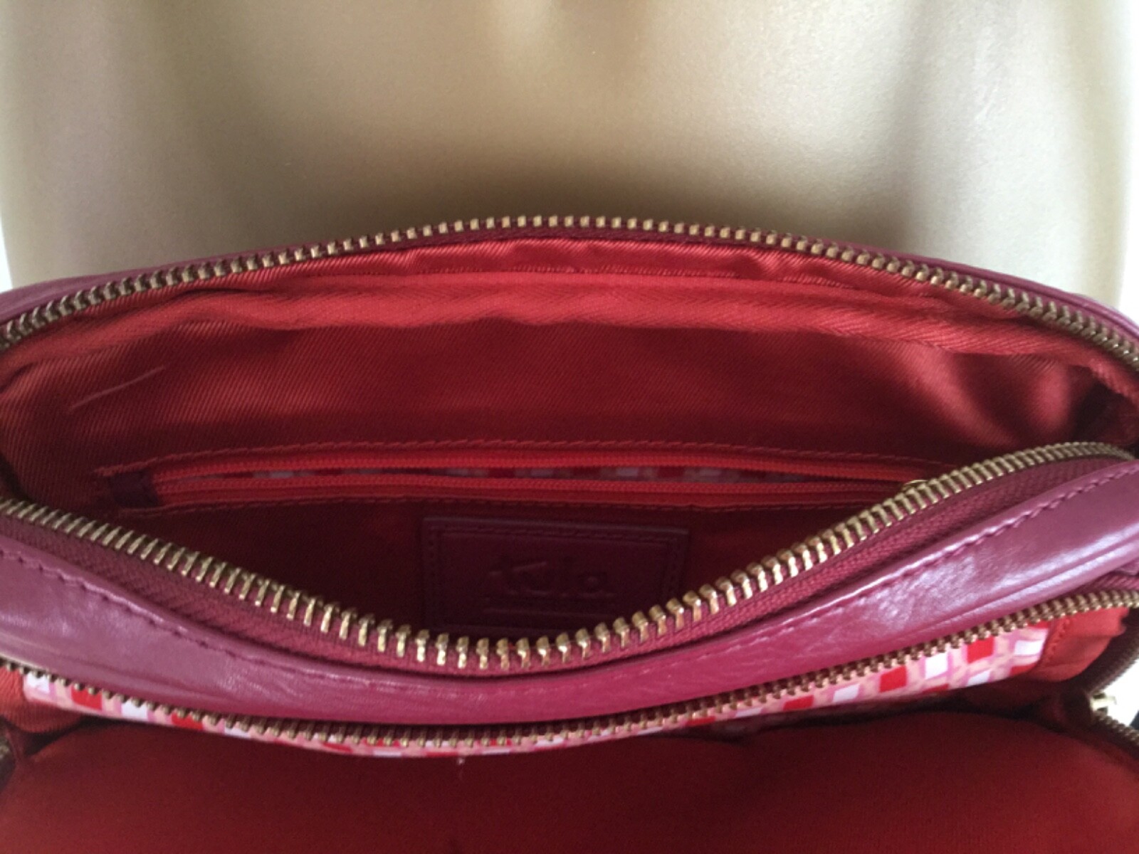 Tula purple butter soft real leather cross body hand bag eBay