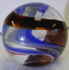 18282m Beautiful Handmade Contemporary Swirl Marble With a Little Lutz Mint