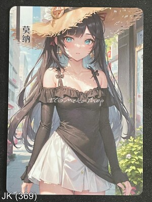   JK 369 Mona Genshin Impact Goddess Story Anime Card ACG  