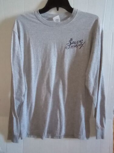Sailor Jerry 'Stewed, Screwed and Tattooed' T-Shirt Long Sleeve Size Medium