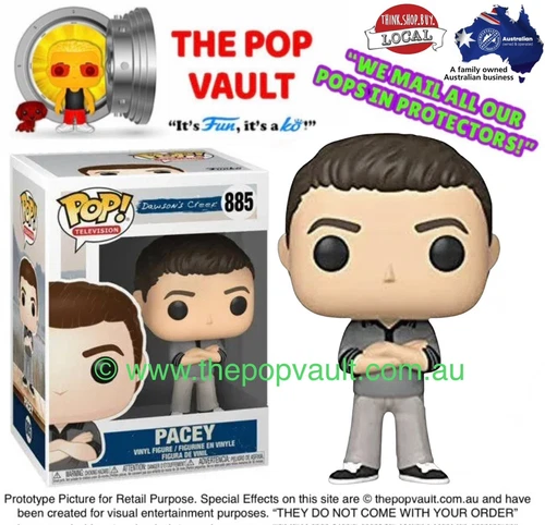 FUNKO POP VINYL TV TELEVISION DAWSON’S CREEK #885 PACEY BNIB + PROTECTOR
