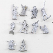 D D Dungeons Dragons Metal Miniatures RPG Grenadier 70's 80's Lot of 10 A36