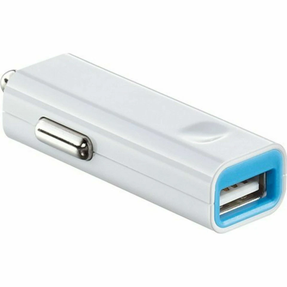 NUEVO Cargador de Coche USB Insignia 12W Blanco/AZUL Teléfono Universal 5v/2a iPad/iPhone Foto 3 de 3