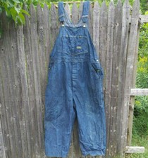 Osh Kosh mens carpenter overalls vestbak Union Made Sanforized denim work wear