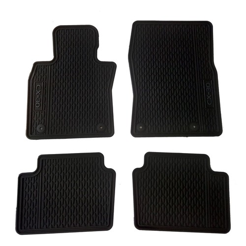 Car floor mats Set of All weather OEM MAZDA CX30 2020-2025 grey letters - Picture 2 of 6