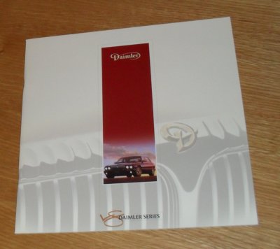 Daimler V8 X308 1998-1999 Large Format Brochure - Daimler V8 & Super V8