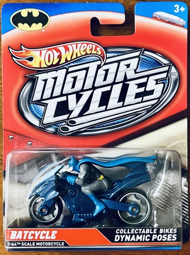Hot Wheels Motorcycles 1966 Batman Batcycle Bat Cycle, 2012 1:64 Scale
