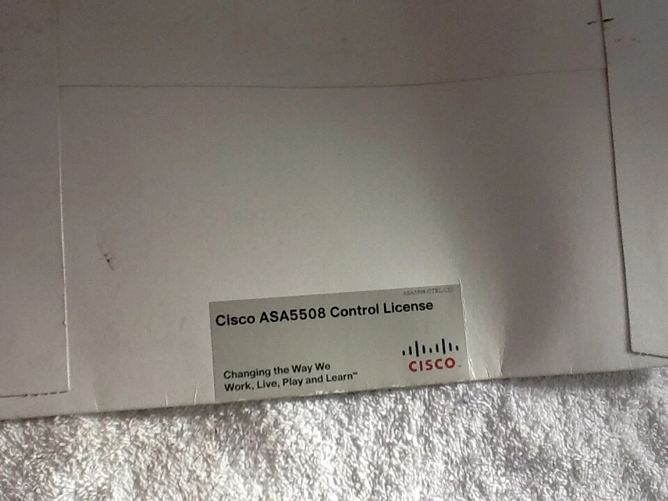 Cisco ASA5508 Control License P/N 55-1170-01 - ASA5508-CTRL-LIC. Ref:CD_19B - Image 3 of 4