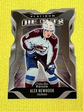 2021-22 O-Pee-Chee Platinum - Platinum Die Cuts Alex Newhook #DC-25 (RC)