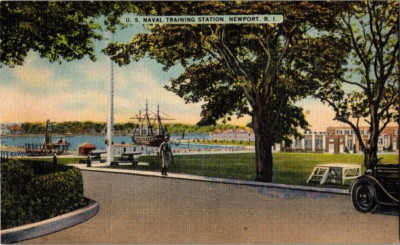 US Naval training station Newport Rhode Island vintage postcard a27" | eBay