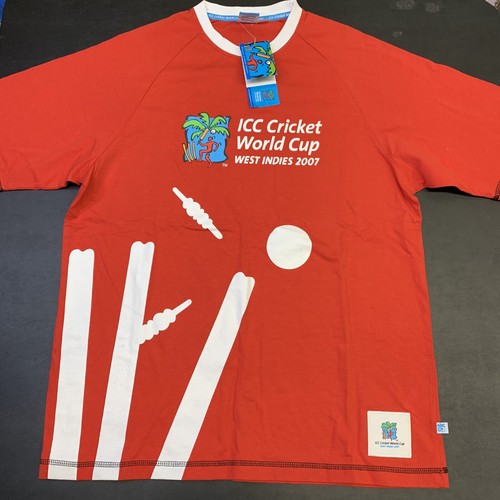Mens ICC Cricket World Cup Shirt 2007 