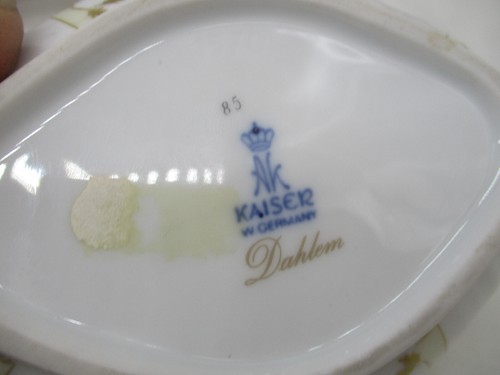Kaiser Porzellan Schale mit Deckel Dahlem - Bild 8 von 8