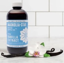 Magnolia-Star Pure Vanilla Extract Madagascar Bourbon Vanilla Beans 8oz BB1/2027