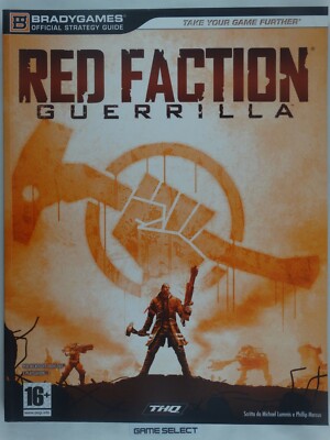 RED FACTION GUERILLA PS3 XBOX 360 OFFIZIELLER STRATEGISCHER LEITFADEN ORIGINAL ITALIENISCH