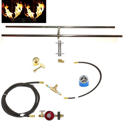 H40ck Deluxe Propane Diy Gas Fire Pit Kit 40 Lifetime
