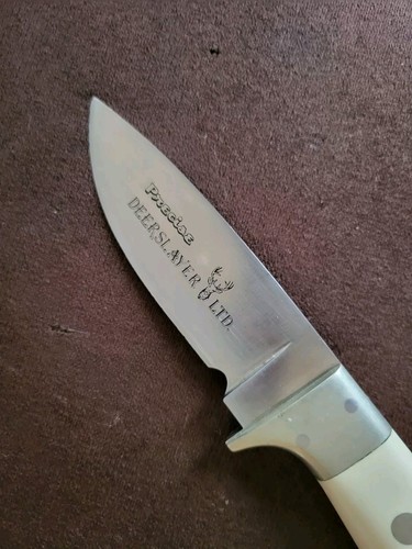 Precise Deerslayer Ltd. Vintage Hirschfänger Hunting Knife Jagdmesser 1970er - Bild 4 von 9
