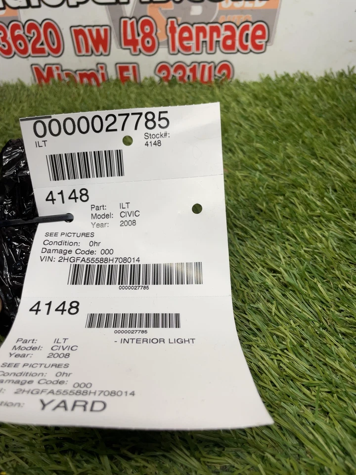 ✅ Luz interior Honda Civic SI 2008 OEM Foto 4 de 4
