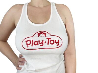 Slutty Clothing Bimbo Shirt Tank Top Kink - Play Toy Parody ~ Tank Top