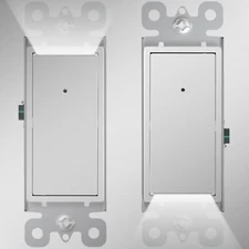 3 Way Light Switch with Night Light-Easy to Install-No Neutral Required