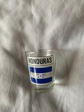 Honduras Flag Souvenir Shot Glass 1.5 Oz Combined Shipping $1 Per Unit