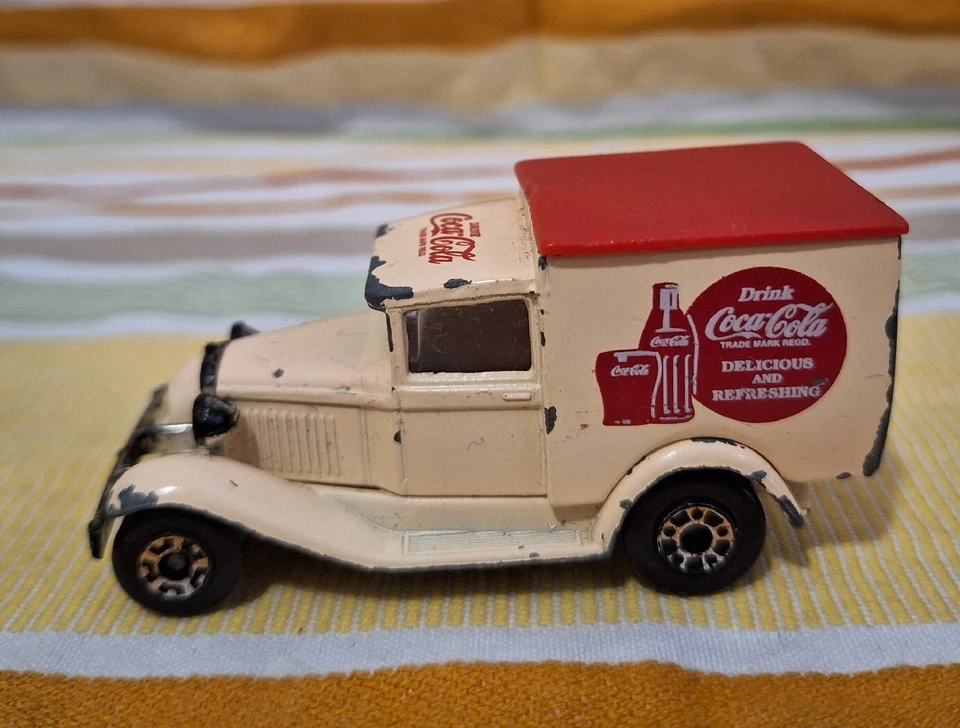 Matchbox Coca Cola Die-cast Model A Ford 1979 Toy Car Van Collector's Thailand - Image 4 of 4