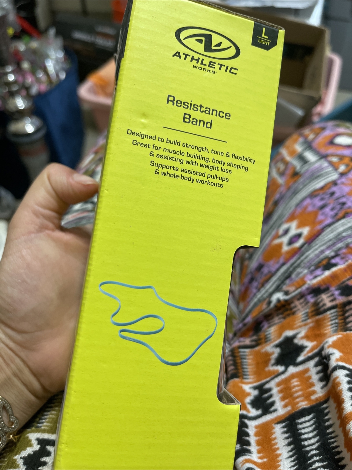 ATHLETIC WORKS RESISTANCE BANDS EXTRA HEAVY NATURAL LATEX, RED *NEW eBay