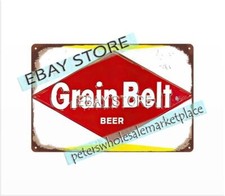 rusticbar Beer beer metal tin sign garage poster advertising wall art