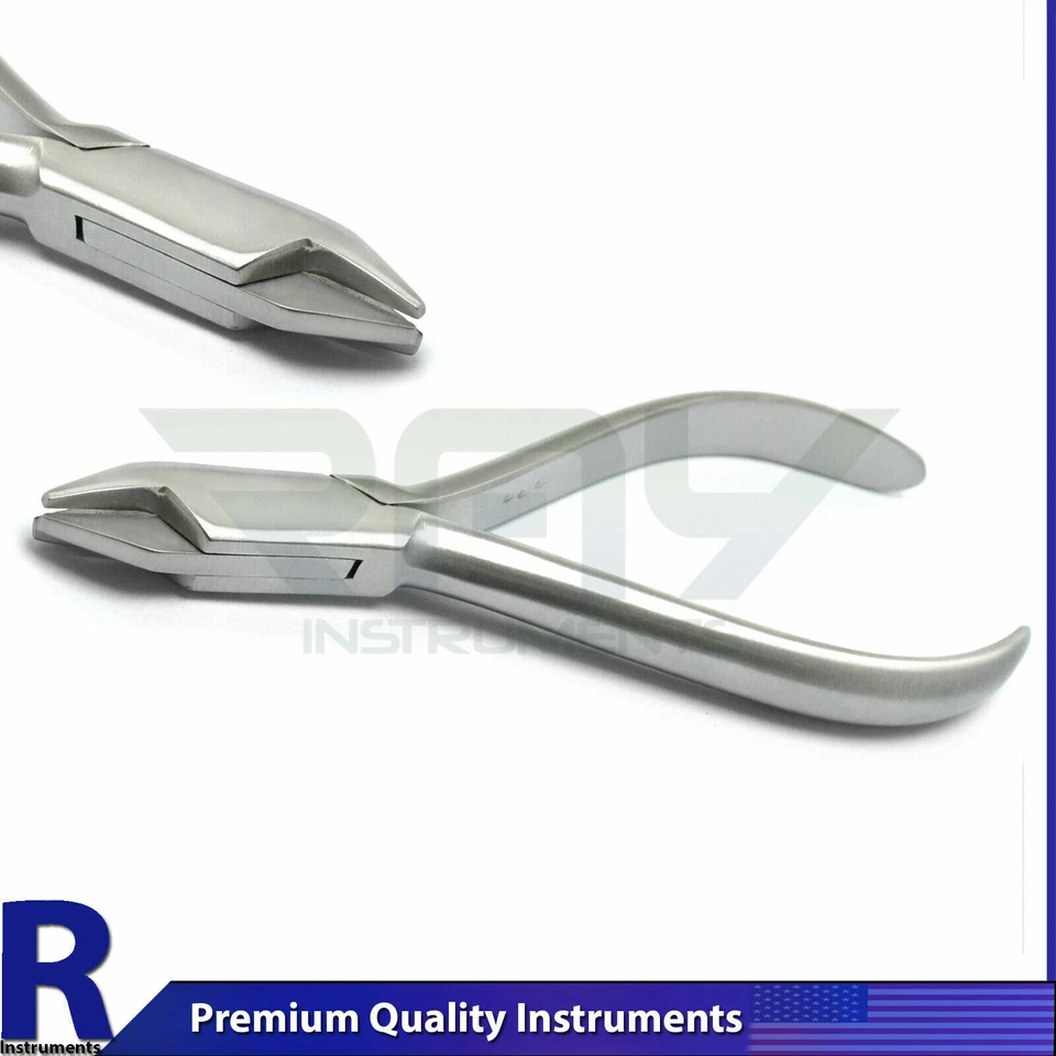 Набор из 3 ортодонтических плоскогубцев для изгиба проводов петлевое формирование Aderer плоскогубцы с тремя зубцами - Изображение 2 из 4