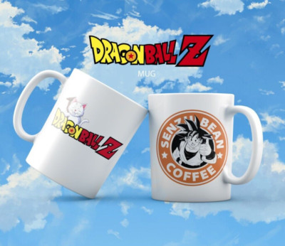 DBZ GOKU KAFFEE Anime Tasse Starbucks Style Senzu Bean Drink Themen Keramiktasse