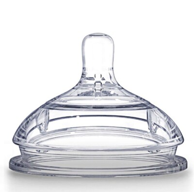 Como Tomo Replacement Silicone Nipple x2, 3 Month 2 hole medium flow NEW