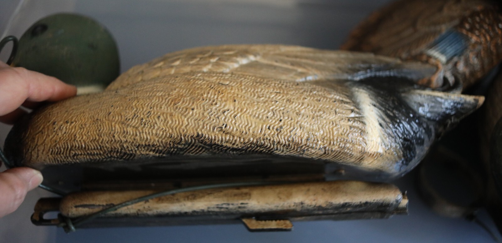 LOT of 4 Carry Lite duck decoy Drake &Hen mallard pintail MADE ITALY