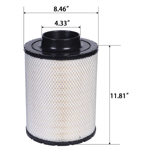 46637 Air Filter Fit For Donaldson B085011 Baldwin PA2818 Fleetguard AH1141 - Picture 6 of 9