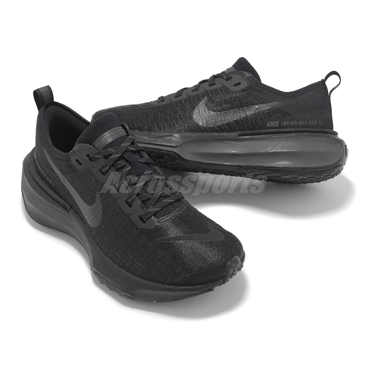 黒 24cm NIKE ZOOMX INVINCIBLE RUN FK3 Nike ZoomX Invincible Run FK 3 'Black' Women's Size US 7-11