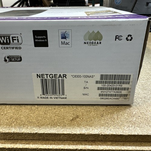 Netgear AC1750 AC6300-100NAS Wifi Router Wireless Cable Modem Router DUAL BAND - Picture 2 of 5