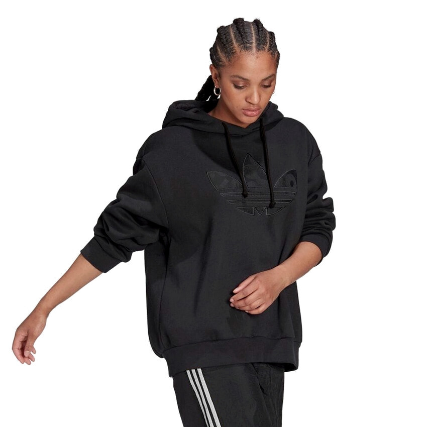 adidas trefoil oversized hoodie