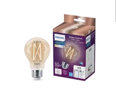 Philips A19 Tunable Smart Wi-Fi LED Bulb Clear 60W *FREE SHIPPING!*