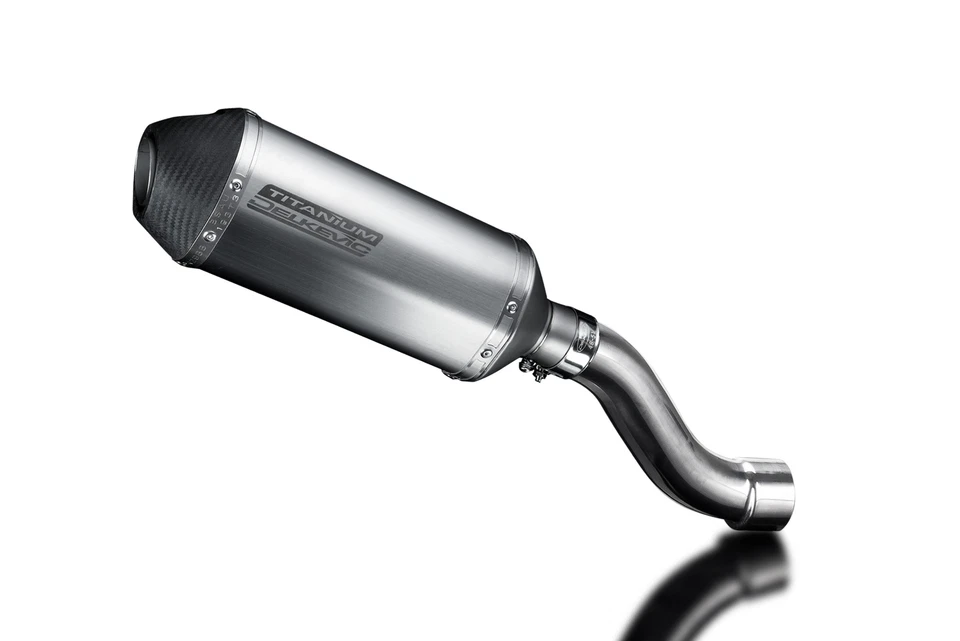 Silenciador de escape Ducati Monster 1200 y 821 2014-2020 Slip On 10" X-Oval Titanium  Foto 4 de 4