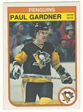 1982-83 O-PEE-CHEE # 269 PAUL GARDNER PENGUINS OPC HOCKEY - NICE AND NO CREASES