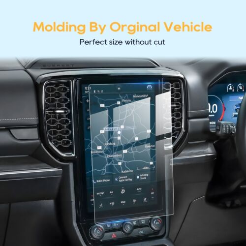 LFOTPP Car Touchscreen Protector Tempered Glass 12-in For 2022-2025 Ford Everest - Picture 6 of 9