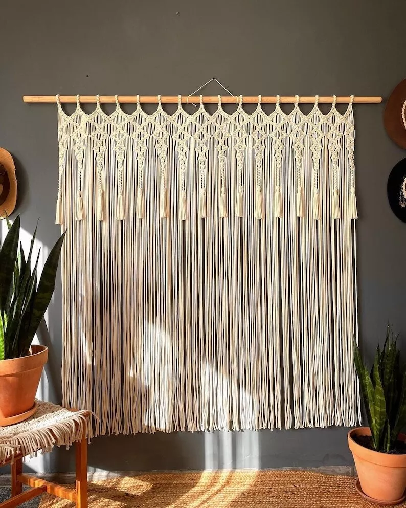 Macrame hanging rod new arrivals